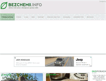 Tablet Screenshot of bezchemii.info